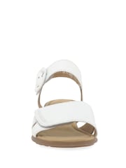 Gabor Marion Leather Basic White Sandals - Image 4 of 5