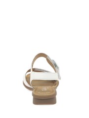 Gabor Marion Leather Basic White Sandals - Image 5 of 5
