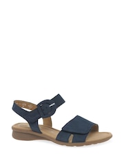 Gabor Blue Marion Nubuck Basic Sandals - Image 3 of 5