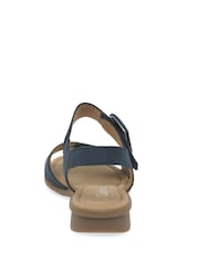 Gabor Blue Marion Nubuck Basic Sandals - Image 4 of 5