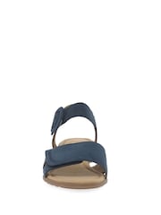 Gabor Blue Marion Nubuck Basic Sandals - Image 5 of 5