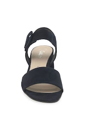 Gabor Blue Kooky Suede Dress Sandals - Image 4 of 6