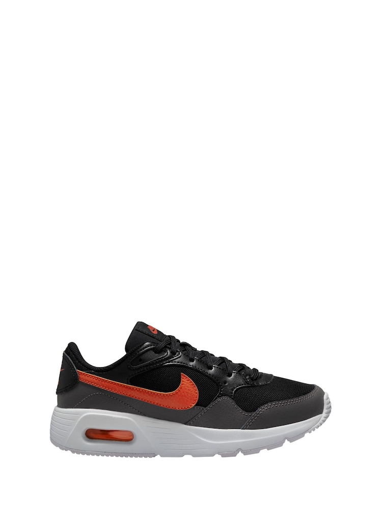 Nike Black Team Orange Youth Air Max SC Trainers - Image 1 of 4