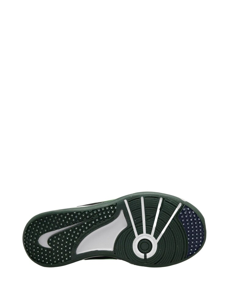 Nike Black Volt Youth Omni Court Trainers - Image 4 of 4