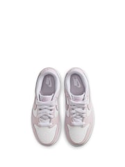 Nike White Light Violet Junior Dunk Low Shoes - Image 4 of 8