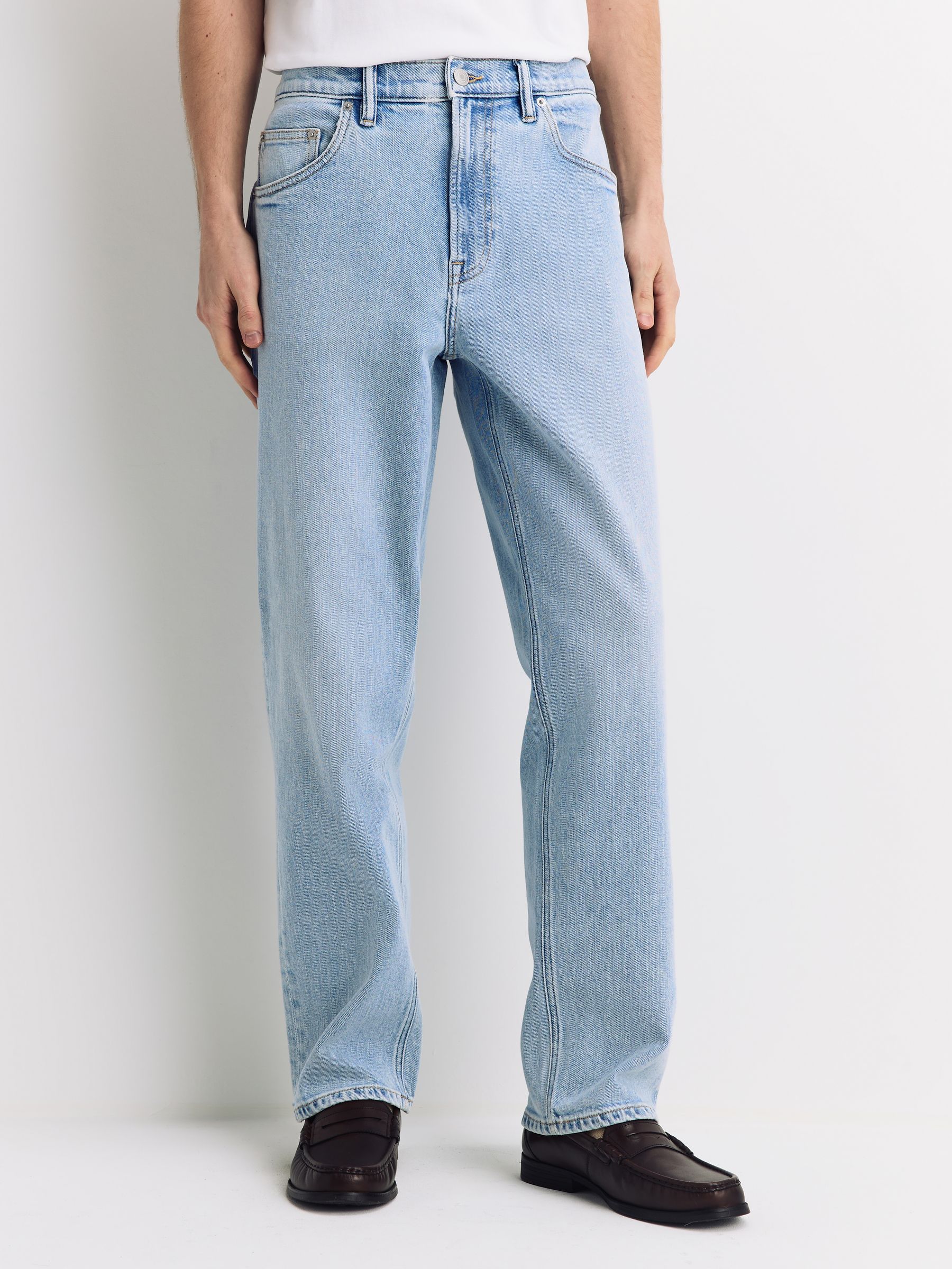 Buy Bleach Denim Relaxed Fit Jeans from the Next UK online shop