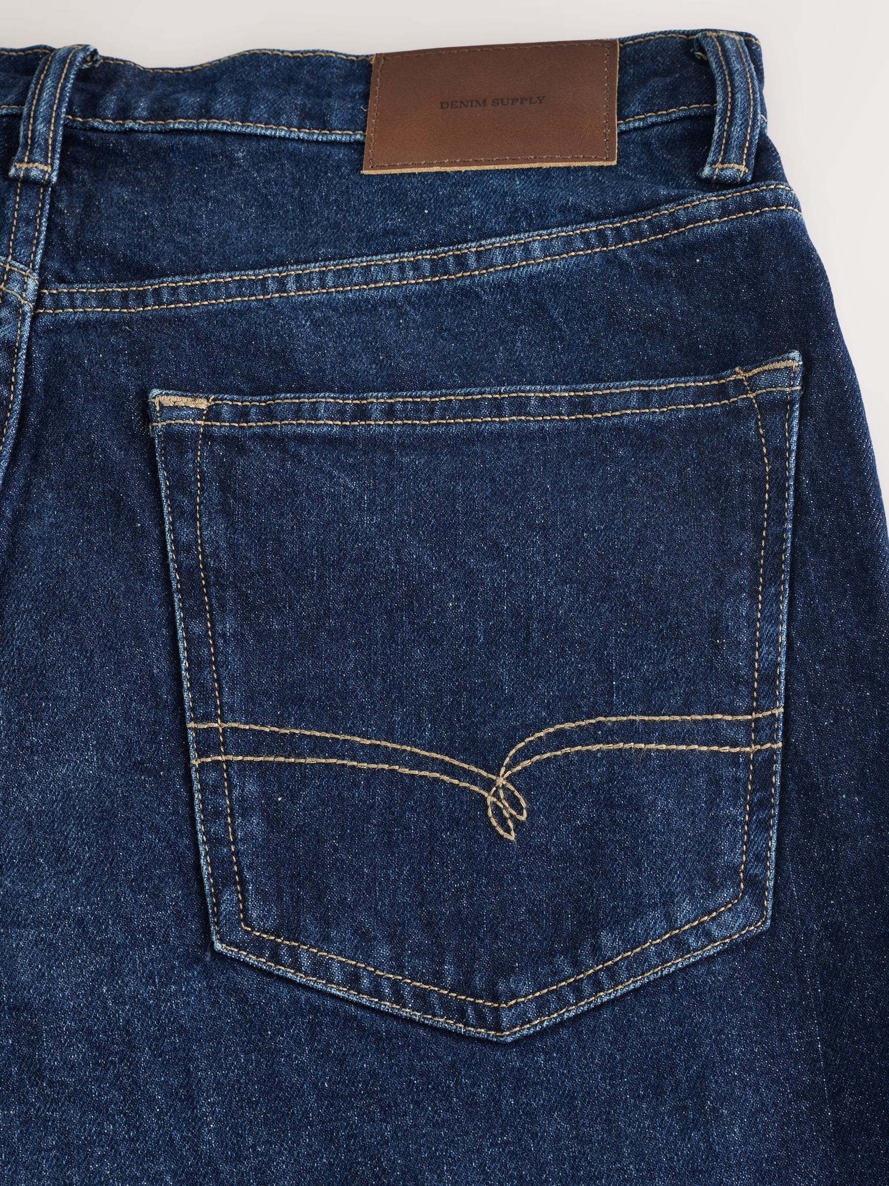 Buy Dark Blue Straight Fit Vintage Jeans from Next USA