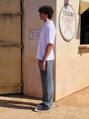 Steel Blue Relaxed Fit Lightweight Jeans - Image 3 of 11