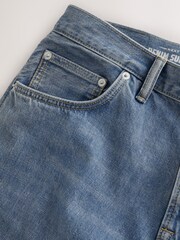 Steel Blue Relaxed Fit Lightweight Jeans - Image 9 of 11