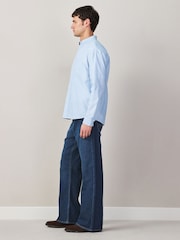 Dark Blue Flared Jeans - Image 3 of 10