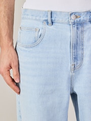 Bleach Denim Regular Tapered Fit Jeans - Image 6 of 7