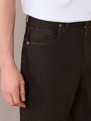 Brown Regular Tapered Fit N. Premium Denim Jeans - Image 4 of 5