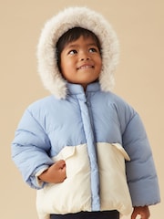 MORI Supersoft Cosy Zip Up Coat with Detachable Hood - Image 1 of 5