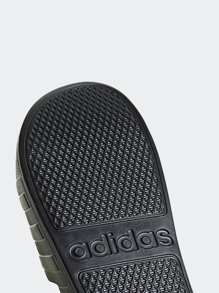 adidas Black Sportswear Adilette Aqua Slides - Image 10 of 10 adidas Black Sportswear Adilette Aqua Slides - Image 10 of 10