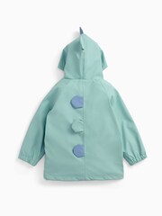 MORI Green Dinosaur Lined Waterproof Coat - Image 5 of 7