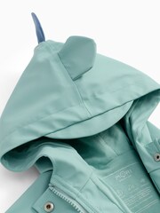 MORI Green Dinosaur Lined Waterproof Coat - Image 6 of 7