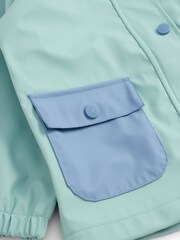 MORI Green Dinosaur Lined Waterproof Coat - Image 7 of 7