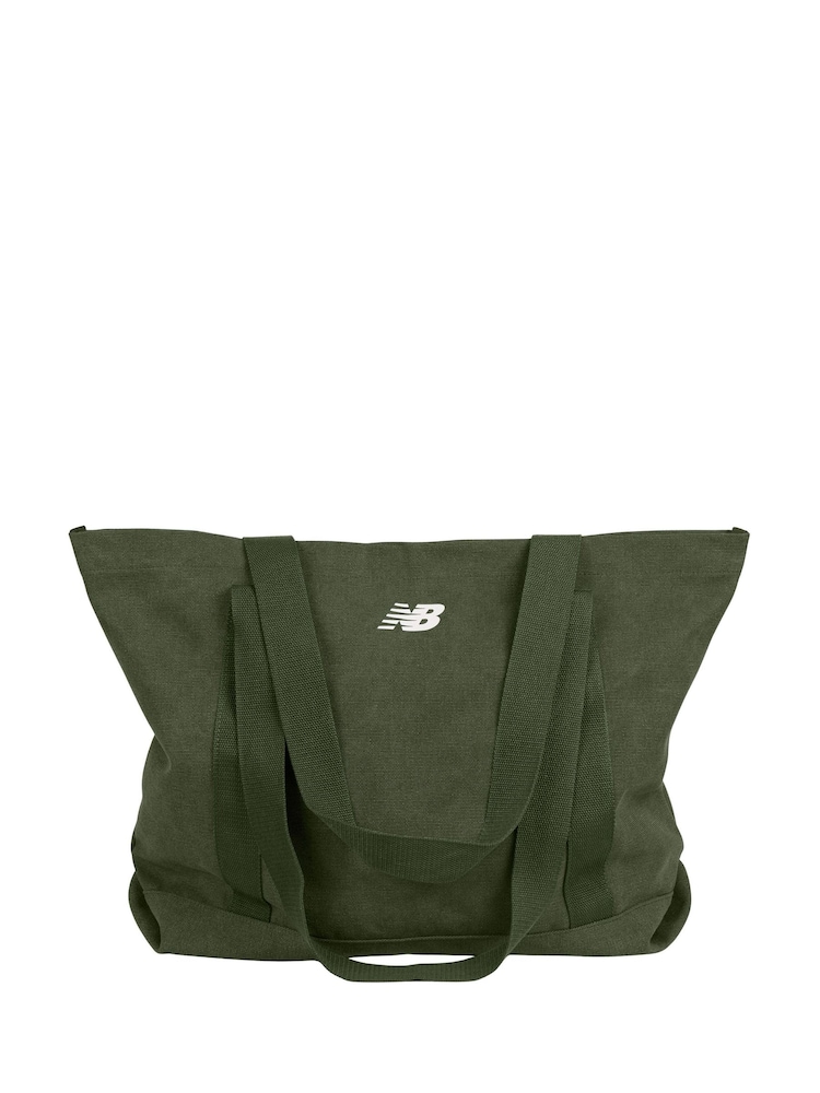 New Balance Green Classic Canvas Tote - Image 2 of 4 New Balance Green Classic Canvas Tote - Image 2 of 4