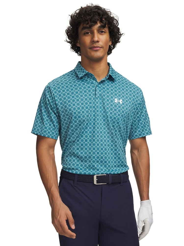 Polo imprimé Under Armour Matchplay - Image 1 sur 3