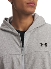 Under Armour Grey Rival Lightweight Full-Zip Hoodies - Image 3 of 3