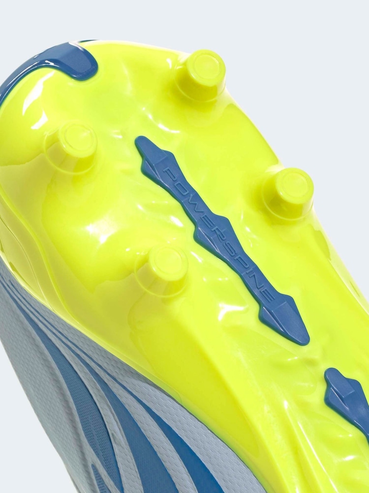 adidas Light Blue Predator League FoldOver Tongue Artificial Ground Football Boots - Image 11 of 11