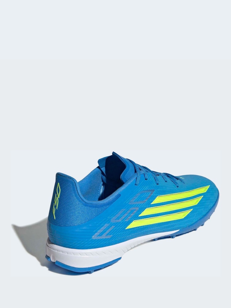 adidas Bright Blue F50 League Turf Football Shoes - Image 2 of 11