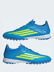 adidas Bright Blue F50 League Turf Football Shoes - Image 7 of 11