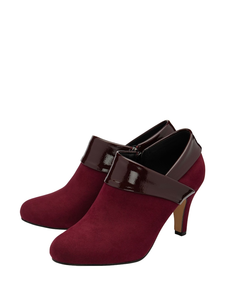 Lotus Red Heeled Shoe Boots - Image 2 of 4 Lotus Red Heeled Shoe Boots - Image 2 of 4