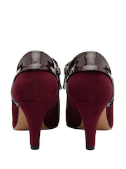 Lotus Red Heeled Shoe Boots - Image 3 of 4
