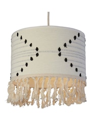 Searchlight Cream Boho Drift Shade - Image 2 of 4