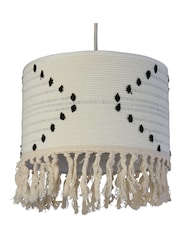 Searchlight Cream Boho Drift Shade - Image 3 of 4