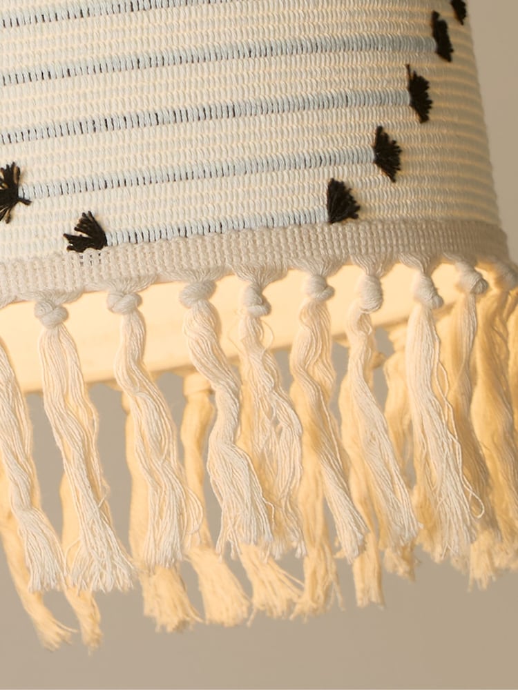 Searchlight Cream Boho Drift Shade - Image 4 of 4