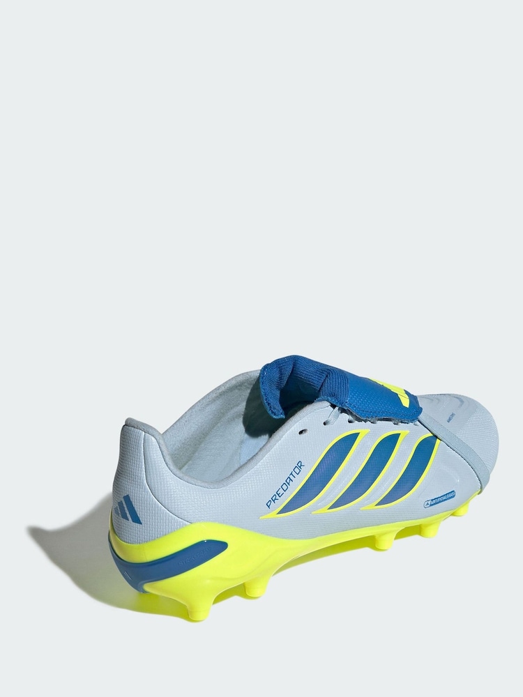 adidas Light Blue Kids Predator League Foldover Tongue Artificial Ground Football Boots - Image 2 of 9