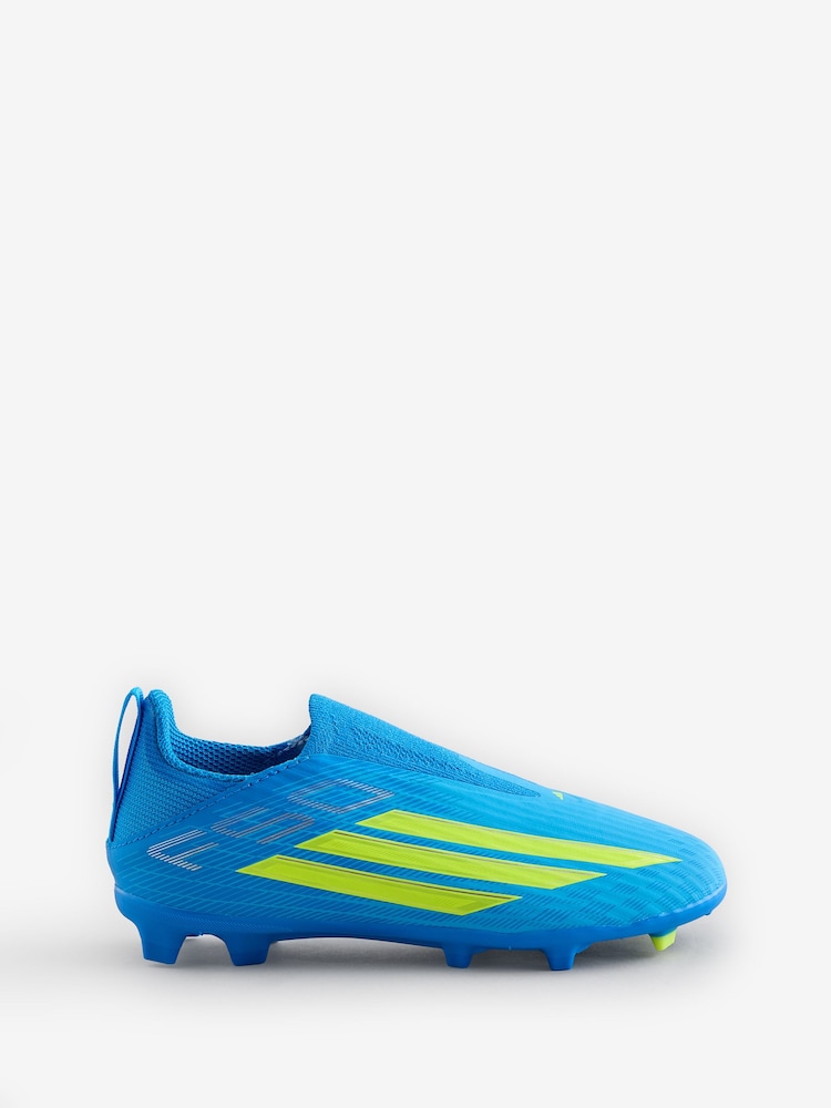 adidas Bright Blue F50 League Laceless Firm Ground / Multi Ground Football Boots - Image 1 of 1