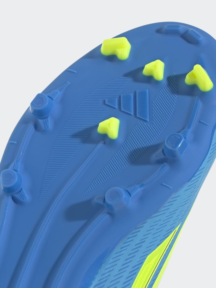 כחול בהיר - adidas נעלי כדורגל למגרשים קשיחים/סוגי מגרשים שונים ללא שרוכים, דגם F50 League - תמונה 10 מתוך 10