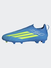 Azul brillante - Botas de fútbol adidas F50 League sin cordones para superficies firmes y múltiples superficies - Imagen 3 de 11