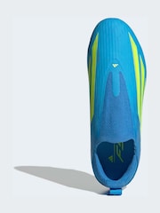 Azul brillante - Botas de fútbol adidas F50 League sin cordones para superficies firmes y múltiples superficies - Imagen 4 de 11
