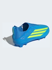Azul brillante - Botas de fútbol adidas F50 League sin cordones para superficies firmes y múltiples superficies - Imagen 8 de 11