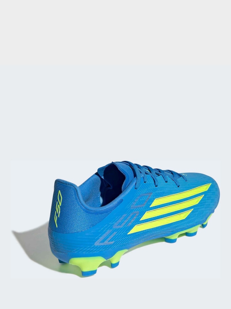 adidas Bright Blue F50 League Multi Ground Football Boots - Image 2 of 9