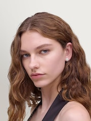 Marc Jacobs Silver Tone Star Pave Stud Earrings - Image 3 of 4