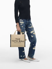 Marc Jacobs Natural The Medium Tote Jacquard Bag - Image 3 of 10