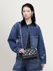 Marc Jacobs Black The Slim Dual Chain Shoulder Bag - Image 2 of 6