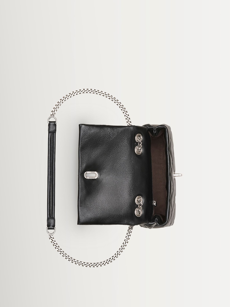 Marc Jacobs Black The Slim Dual Chain Shoulder Bag - Image 6 of 6