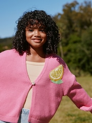 粉紅色檸檬 - 圖案開襟衫（3-16歲） - 圖片 12，共 19