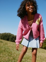 粉紅色檸檬 - 圖案開襟衫（3-16歲） - 圖片 2，共 19