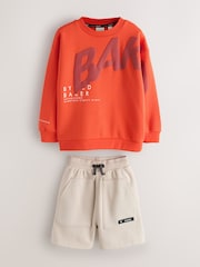 Baker by Ted Baker Oversized Sweatshirt and Shorts Set - Image 1 of 7