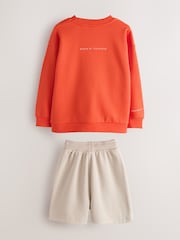 Baker by Ted Baker Oversized Sweatshirt and Shorts Set - Image 2 of 7