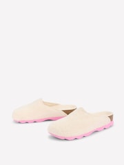 Boden Cream Contrast Sole Mule Slippers - Image 3 of 5
