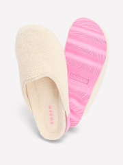 Boden Cream Contrast Sole Mule Slippers - Image 5 of 5