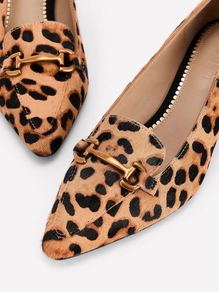 Boden Brown Iris Heel Snaffle Point Loafers - Image 5 of 5